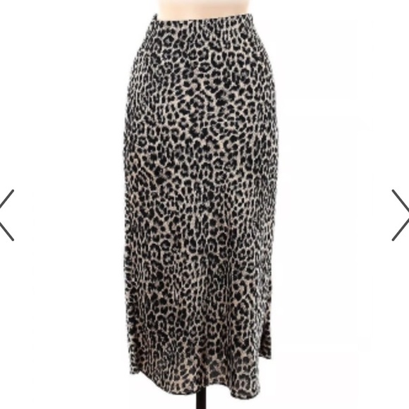 Alya leopart print midi skirt - Picture 1 of 6